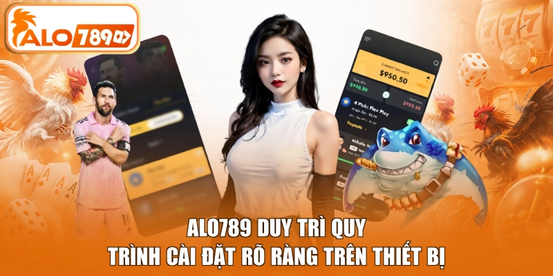 ALO789 duy trì quy trình cài đặt rõ ràng trên thiết bị