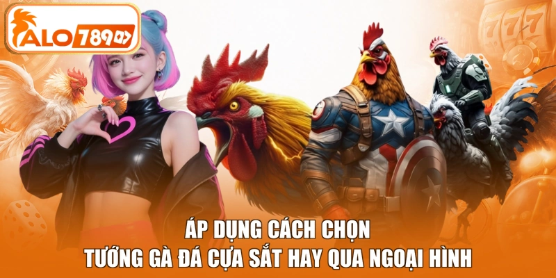 Áp dụng cách chọn tướng gà đá cựa sắt hay qua ngoại hình