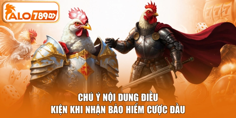 Chú ý nội dung điều kiện khi nhận bảo hiểm cược đầu